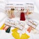thumbnail image 2 of AROIC Set de 93 Pares de Aretes Coloridos con Borlas y Aros, 2 of 7