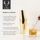 thumbnail image 2 of Set de Herramientas de Bar Viski 7 Piezas – Acabado Dorado, 2 of 9