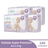 Pañal Desechable Super Premium M Infans 120 Und