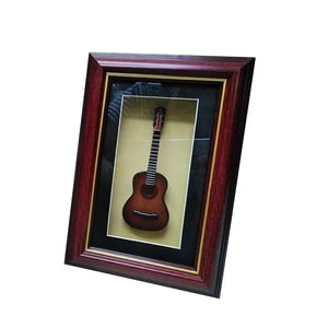 Bothyi - Marco De Fotos Modelo De Instrumento Musical En Miniatura Para Guitarra De Comedor De Dormitorio De Hotel
