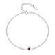 thumbnail image 1 of Pulsera HESHPAWS S925 Sterling Silver Cross Ajustable con Piedra de Nacimiento para Mujer, 1 of 3