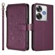 thumbnail image 2 of Funda Cartera Mariposa para [Xiaomi Poco F6] con Soporte y Cremallera Violeta, 2 of 6