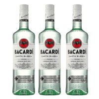 Bacardi - 3 Ron Carta Blanca, 980 Ml, 37.5%