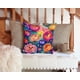 thumbnail image 3 of Almohada Decorativa Con Peonías Coloridas 14x14, 3 of 6