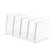 thumbnail image 1 of Separadores de Estante Transparentes, Organizador de Armario Resistente, Portátil, Ajustable, Separadores, Tablero de Partición de Ropa para El Hogar, 5 piezas, 1 of 5