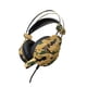 thumbnail image 1 of Audífonos Gamer Camuflados con Luz LED y Micrófono, 1 of 8