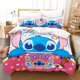 thumbnail image 1 of Stitc-h 3 Pcs Comforter Set with 2 Pillowcases,Sti-tch Bedding Set Sheet Set for Kids Adults,All Season Lightweight, 1 of 5
