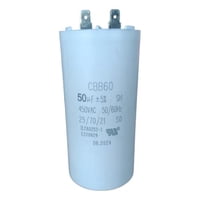 Genérica - Condensador Capacitor De Partida 50 Uf Con Terminal 450Vac
