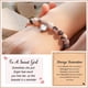 thumbnail image 2 of Regalos para adolescentes, pulsera de piedra natural con dije de corazón para adolescentes y niñas., 2 of 7