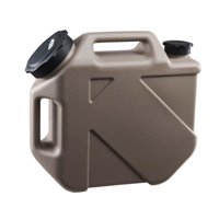 Magideal - Contenedor De Agua Portátil Para Acampar, Recipiente De 10L/2,64 Galones, Tanque De Agua, Jarra De Agua Para Depósito, Senderismo, Supervivencia, Moch Caqui Oscuro