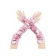 thumbnail image 1 of INSPIRE CHIC Guantes sin dedos metálicos brillantes para mujer con calentadores de brazos con bucle para dedos para fiesta disco talla única rosa, 1 of 6