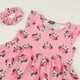 thumbnail image 3 of Vestido Sin Manga y Collet Niña Rosa Print Minnie Disney, 3 of 5