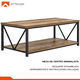 thumbnail image 2 of Mesa De Centro 2 Niveles 120x60x45cm Minimalista Decorativa, 2 of 10