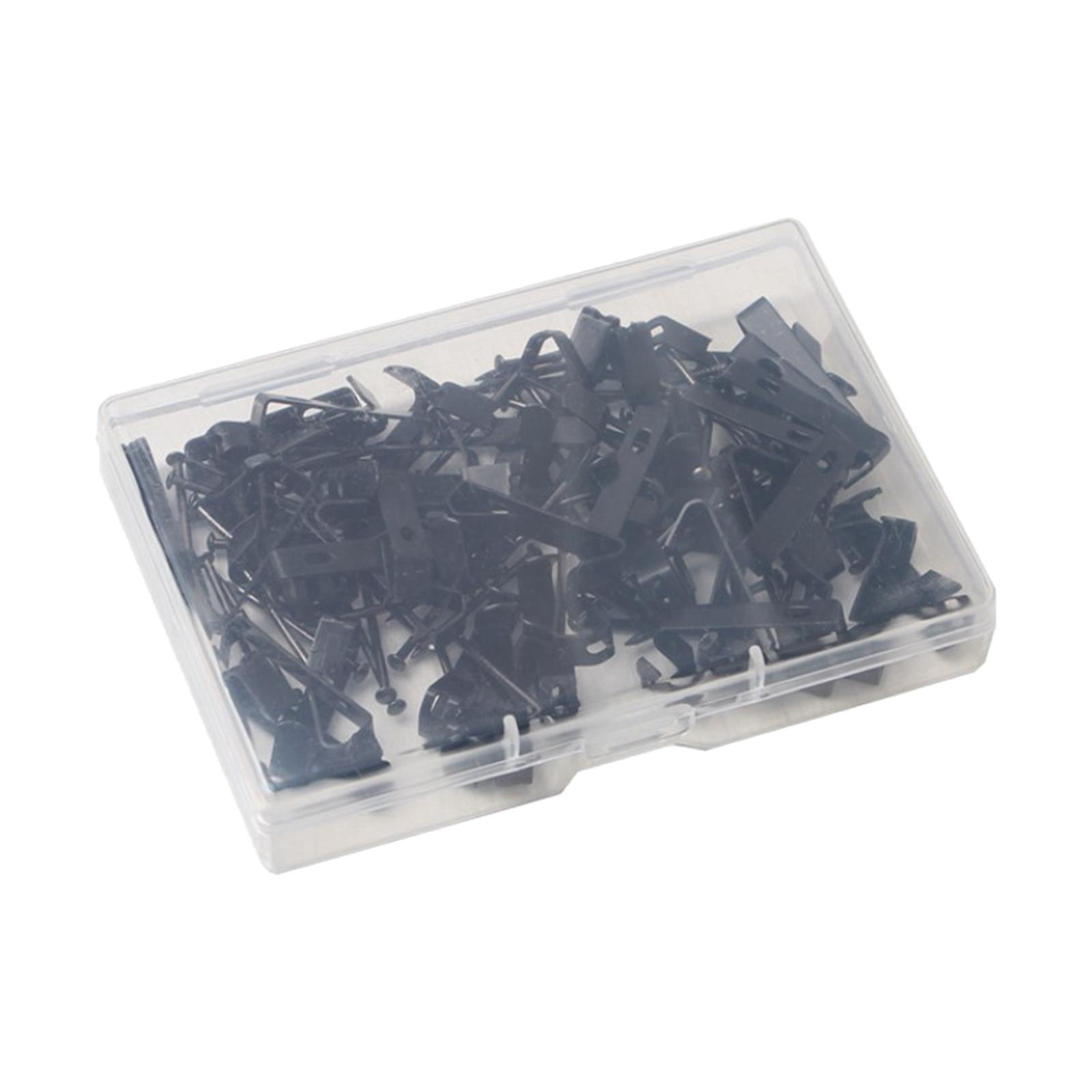 Magideal - 100x Ganchos Para Marcos De Fotos, Ganchos Para Colgar, Chinchetas Resistentes, Chinchetas Decorativas, Ganchos Metálicos Para Cuadros, Perchas Para E