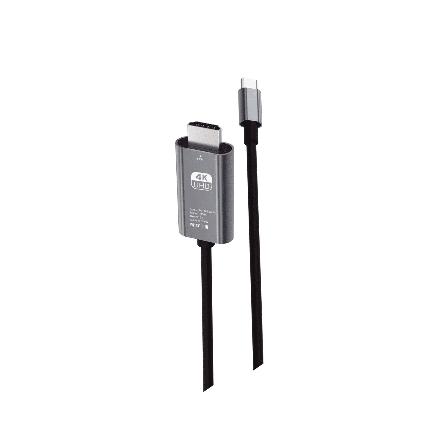 Cable De Video Motomo, Usb-c A Hdmi, 4k60hz, 2 Metros, Negro