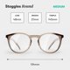 thumbnail image 2 of Gafas de seguridad Stoggles Round Z87.1 certificadas que bloquean la luz azul, 2 of 8