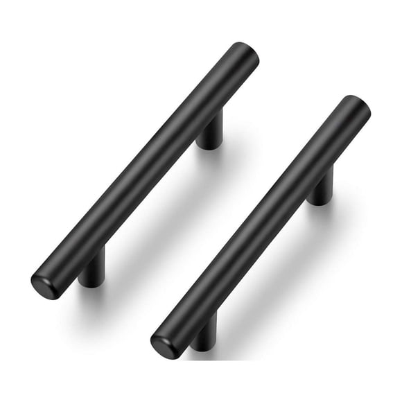 Tiradores Para Gabinetes Acero Inoxidable Negro Mate 12 7 Cm
