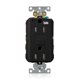 thumbnail image 1 of Receptáculo GFCI Leviton 15A-125V extra resistente negro, 1 of 1