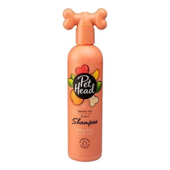 Shampoo 2 en 1 Durazno Y Aceite De Argan 475ml - Pet Head blanco 90414A-1