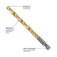 thumbnail image 2 of Broca Bosch TI2143IM Impact Tough™ Nitruro de titanio 1/4 pulgadas, 2 of 5