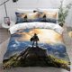 thumbnail image 1 of Zelda Anime Game 3D Digital Printed Quilt Cover Three-Piece Foreign Trade Amazon Quilt Cover, 1 of 5