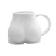 thumbnail image 1 of Taza De Café De Cerámica De 300 Ml, Forma De Trasero De Culo, Café, Novedad, Decoración Nórdica, Regalos, Blanco, 1 of 5