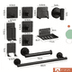 thumbnail image 5 of Juego De Baño Completo 11 Pcs Set De Baño Con Accesorios, 5 of 8