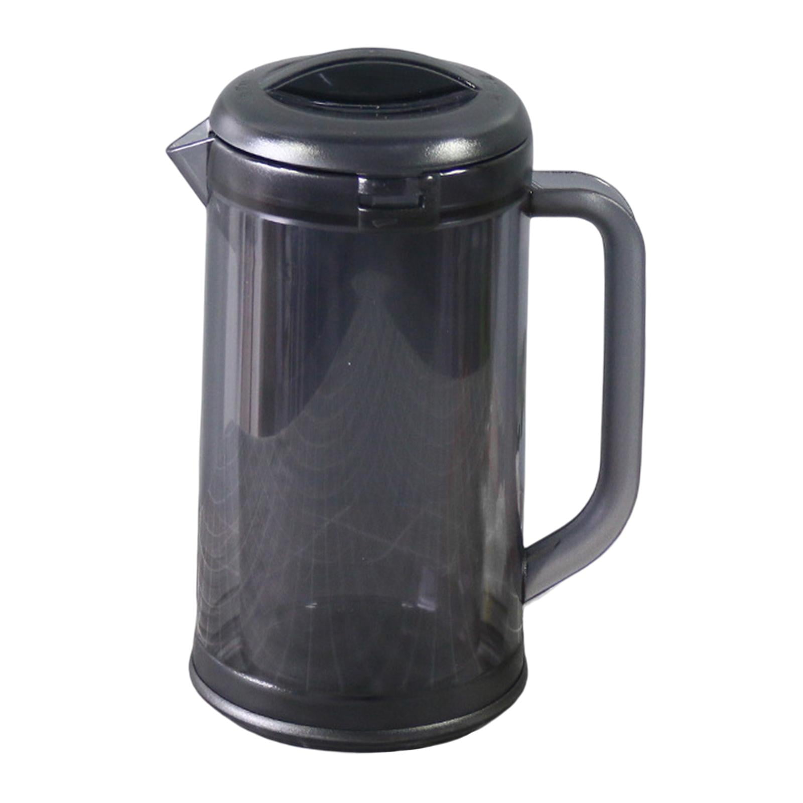 Magideal - Jarra De Agua Jarra De Tetera Con Tapa Con Asa Frascos De Bebidas Ligeros A Prueba De Fugas Hervidor Para Cocina Caliente Y Fría Refrigerador Fiesta Gris