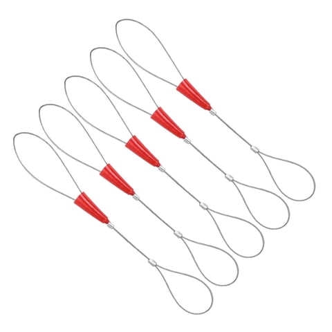 Magideal - Extractor De Cables De 5 Piezas, Cable De Tracción Rápido, Arnés De Cables Portátil Fuerte De 240Mm, Sujetador De Cables Para Pesca, Conducto De Suelo