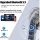 thumbnail image 3 of Audífonos inalámbricos MOLDPOLD Bluetooth 5.3 IPX7 resistentes al agua, blancos, 3 of 8