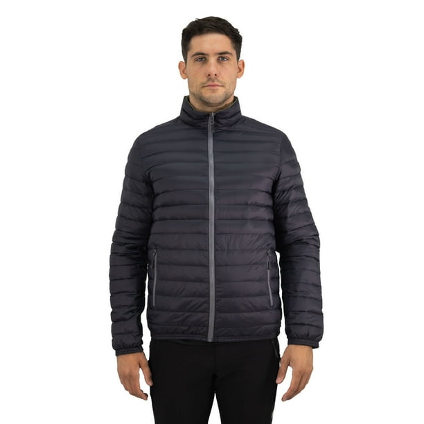 Parka Pluma HW Goose Reversible Negro/Verde Oliva