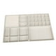 thumbnail image 5 of 4 Uds Bandeja de Joyería Organizador Insertar Divisor Caja de Almacenamiento Vitrina para Mujer Regalo Día de La Madre Regalos Reloj de Pared Pantalla , Beige, 5 of 5