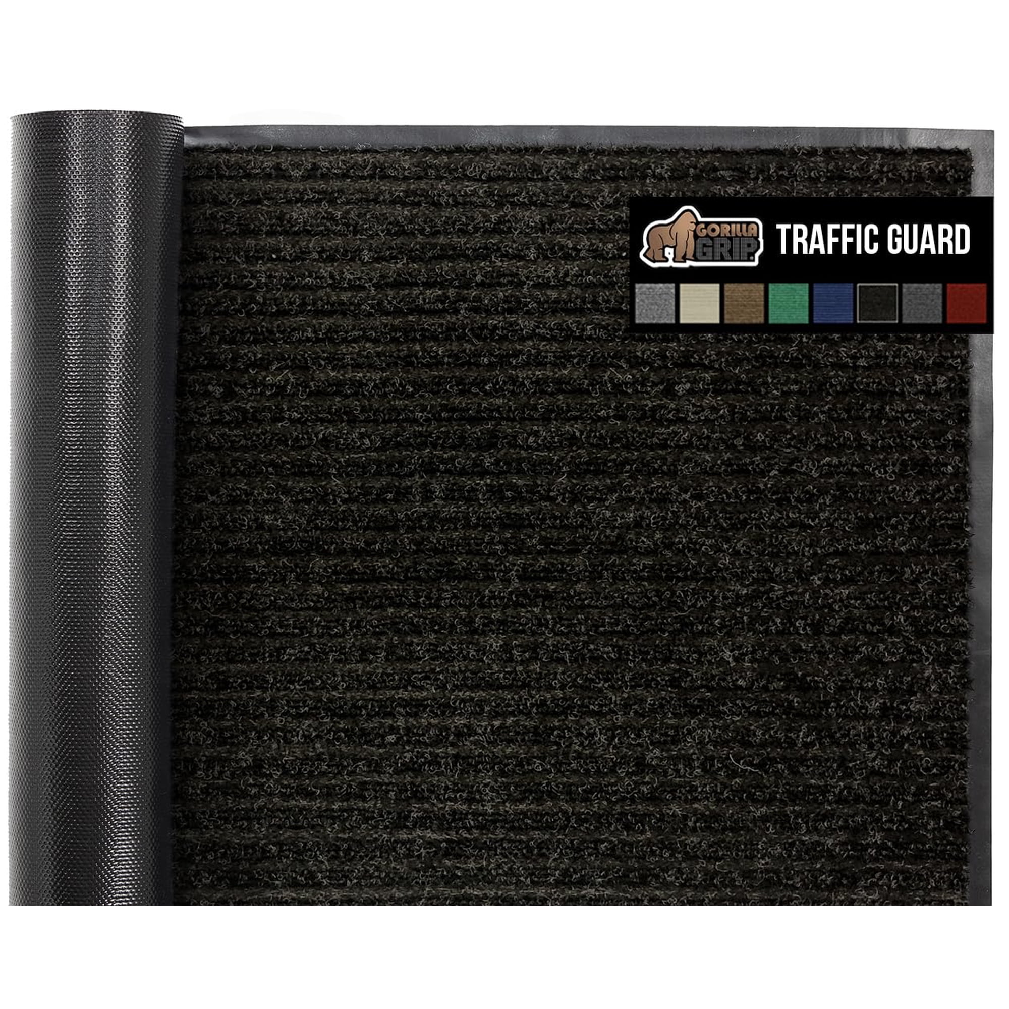 Felpudo Gorilla Grip Traffic Guard, Impermeable, 29 X 17 Cm