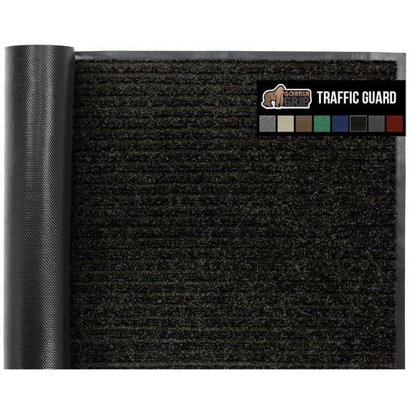 Felpudo Gorilla Grip Traffic Guard, impermeable, 29 x 17 cm