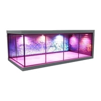 Magideal - Estacionamiento Para Modelos En Miniatura, Caja De Modelo De Automóvil De Fundición A Presión, Soporte De Exhibición, Vitrina De Acrílico, Exhibición A