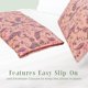 thumbnail image 3 of Fundas de almohada Elegant Comfort con estampado floral ultrasuave x2, 3 of 7