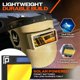 thumbnail image 3 of Lente de soldadura Ridge Products The King Gold Shade 10, oscurecimiento automático, 3 of 5