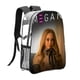 thumbnail image 1 of Película M3GAN MeganMochila transparente temática, resistente y duradera, bolsa see-through para trabajo, deporte, universidad y viaje, 31 × 43 cm, 1 of 6