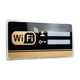 thumbnail image 5 of Señal WiFi pegatina espejo cuenta contraseña regalos autoextraíbles tablón de anuncios pared wifi señal pegatinas para lugares públicos Oficina puerta 10cm×20cm, 5 of 5