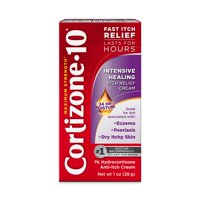 Cortizone 10 - Crema Cortizone-10 Maximum Strength Intensive Healing Para Aliviar La Picazón, Hidrocortisona Al 1%,