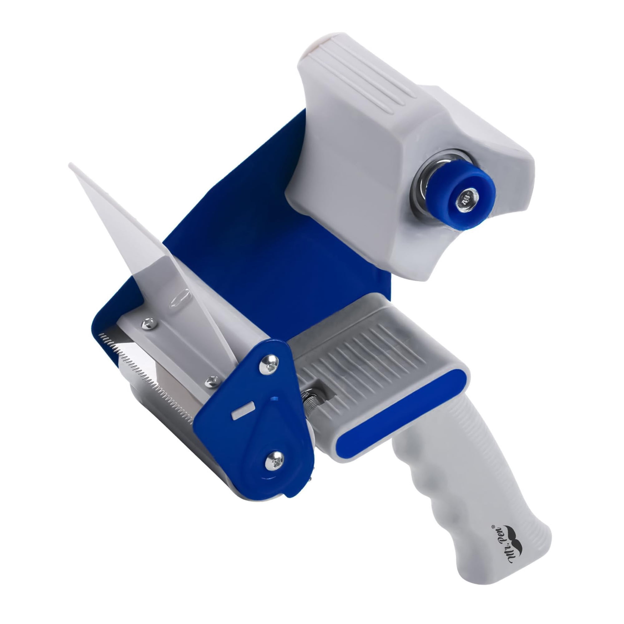 Xusx111 - Dispensador De Cinta De Empaquetado Para Uso Pesado, Pistola De Cinta De 2 Pulgadas Con Cinta Transparente, Dispensador De Cinta De Empaquetado (azul)