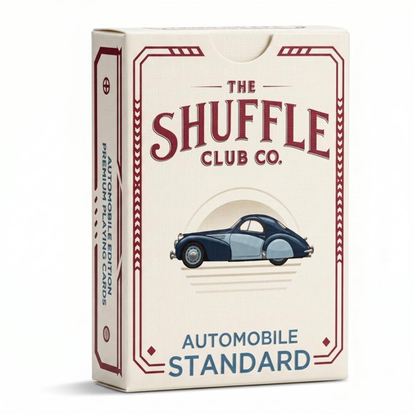 Baraja de naipes Shuffle Club Co Automobile Classic Car Deck