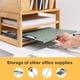 thumbnail image 5 of Organizador de escritorio Home Bamboo con archivador de 3 niveles, natural, 5 of 6