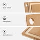 thumbnail image 4 of Tabla de cortar Epicurean Gourmet Series 44,45x33,02 cm Nuez moscada, 4 of 5
