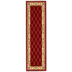 Modalfo - Alfombra Pasillo Kashan King Roja 61 X 213 Cm