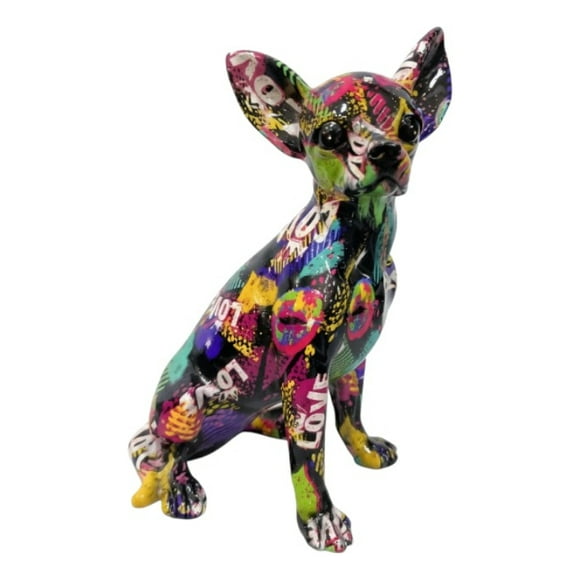 Estatua Decorativa Escultura Canina Perro Estilo Urbano Jhn