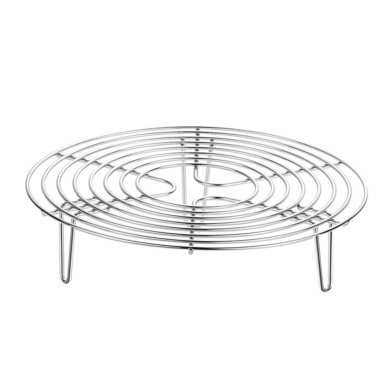 Bothyi - Rejilla De Cocción Redonda Rejilla De Vapor De Acero Inoxidable Redonda Para Restaurante Cocina 6.30 Pulgadas