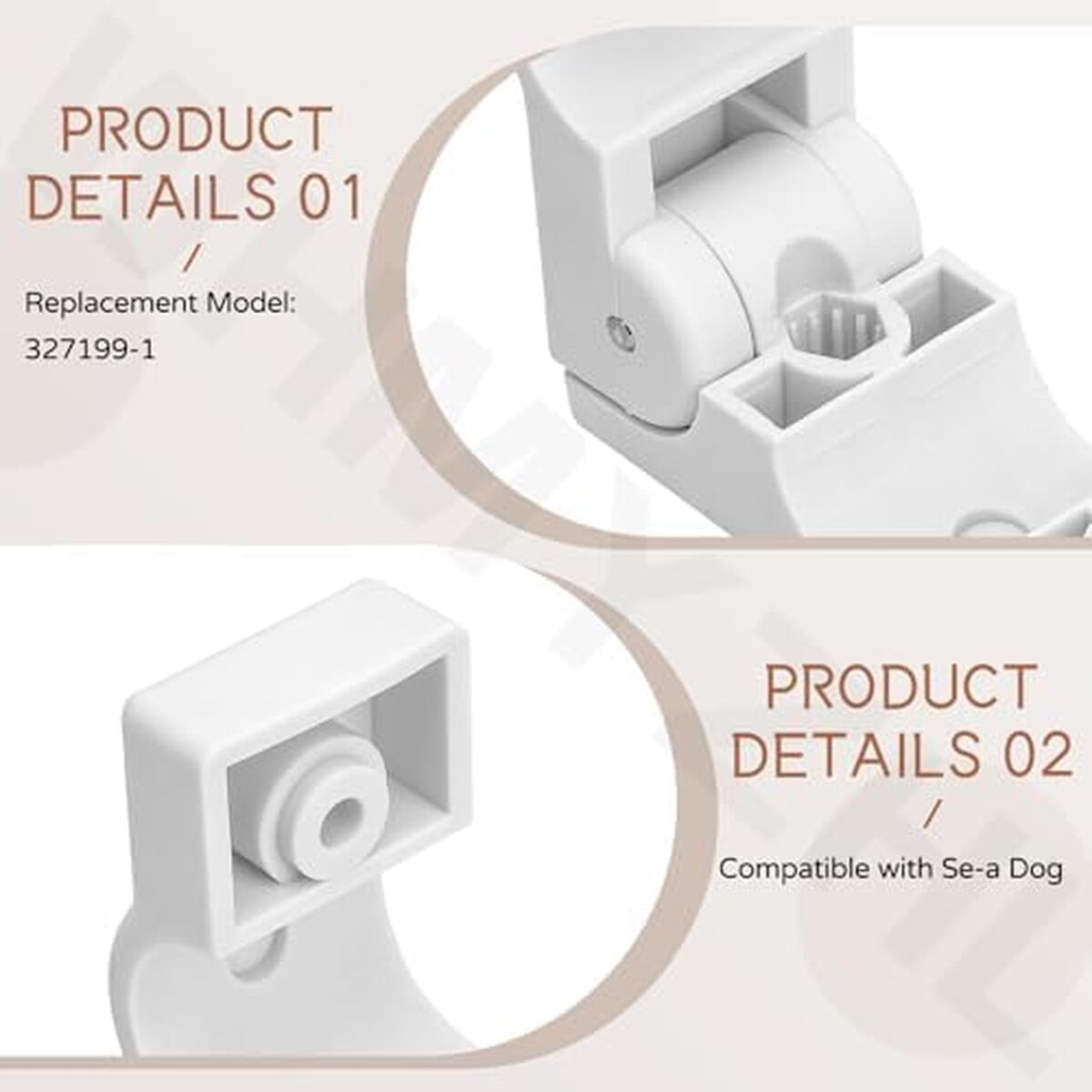 Abrazaderas Plasticas Whmyzhl 3271991 Pack 4 Ajustables Compatible Sea Dog