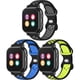 thumbnail image 1 of Pack de 3 correas de silicona impermeables para reloj Gizmo para niños, 1 of 3