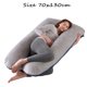 thumbnail image 5 of Almohada para embarazadas, almohada en forma de U desmontable y lavable, cojín grande, almohada de cintura, 5 of 5